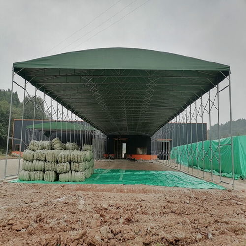 沐春風鋼構活動雨篷與酉陽防火倉儲收縮遮雨篷顏色選擇及紡織品遮篷特點